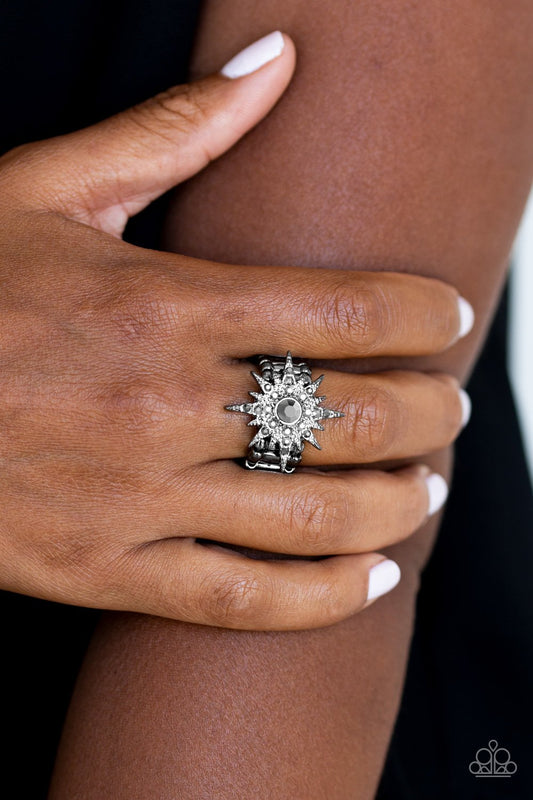 Super Stellar - black - Paparazzi ring