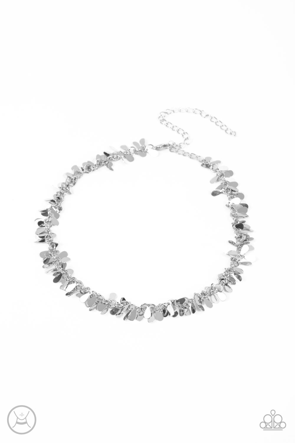 Surreal Shimmer - silver - Paparazzi necklace