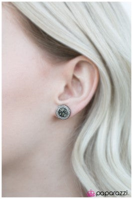 Sweet and Simple - Black - Paparazzi earrings