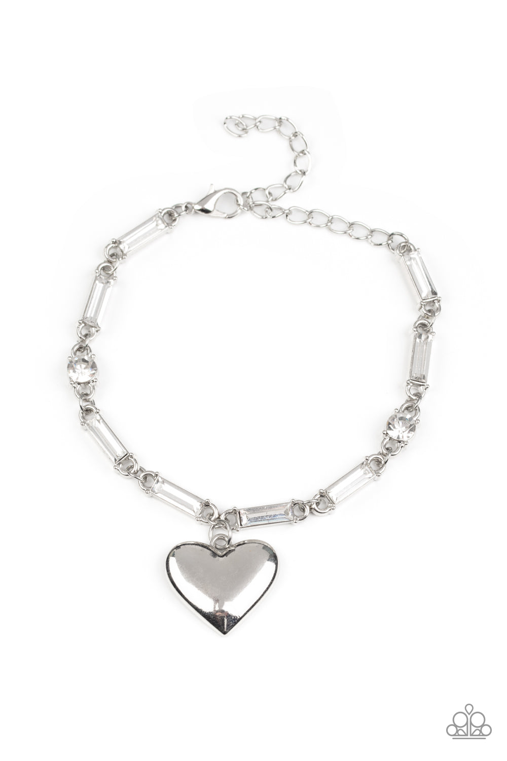 Sweetheart Secrets - white - Paparazzi bracelet