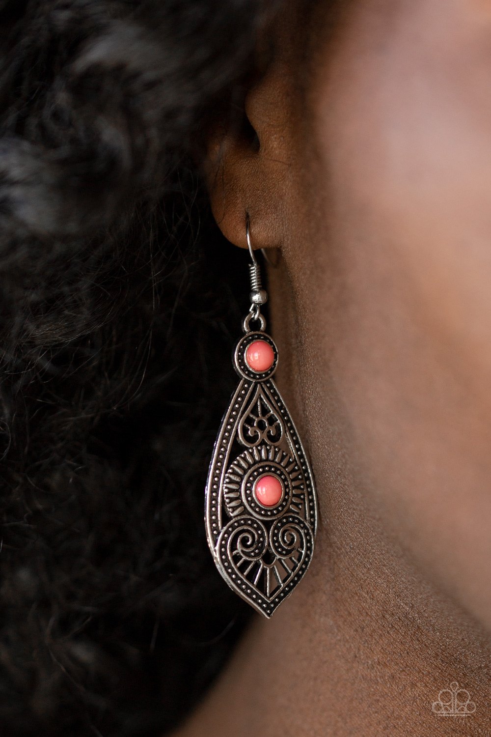Sweetly Siren - pink - Paparazzi earrings