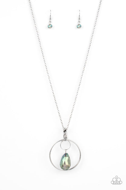 Swinging Shimmer - green - Paparazzi necklace