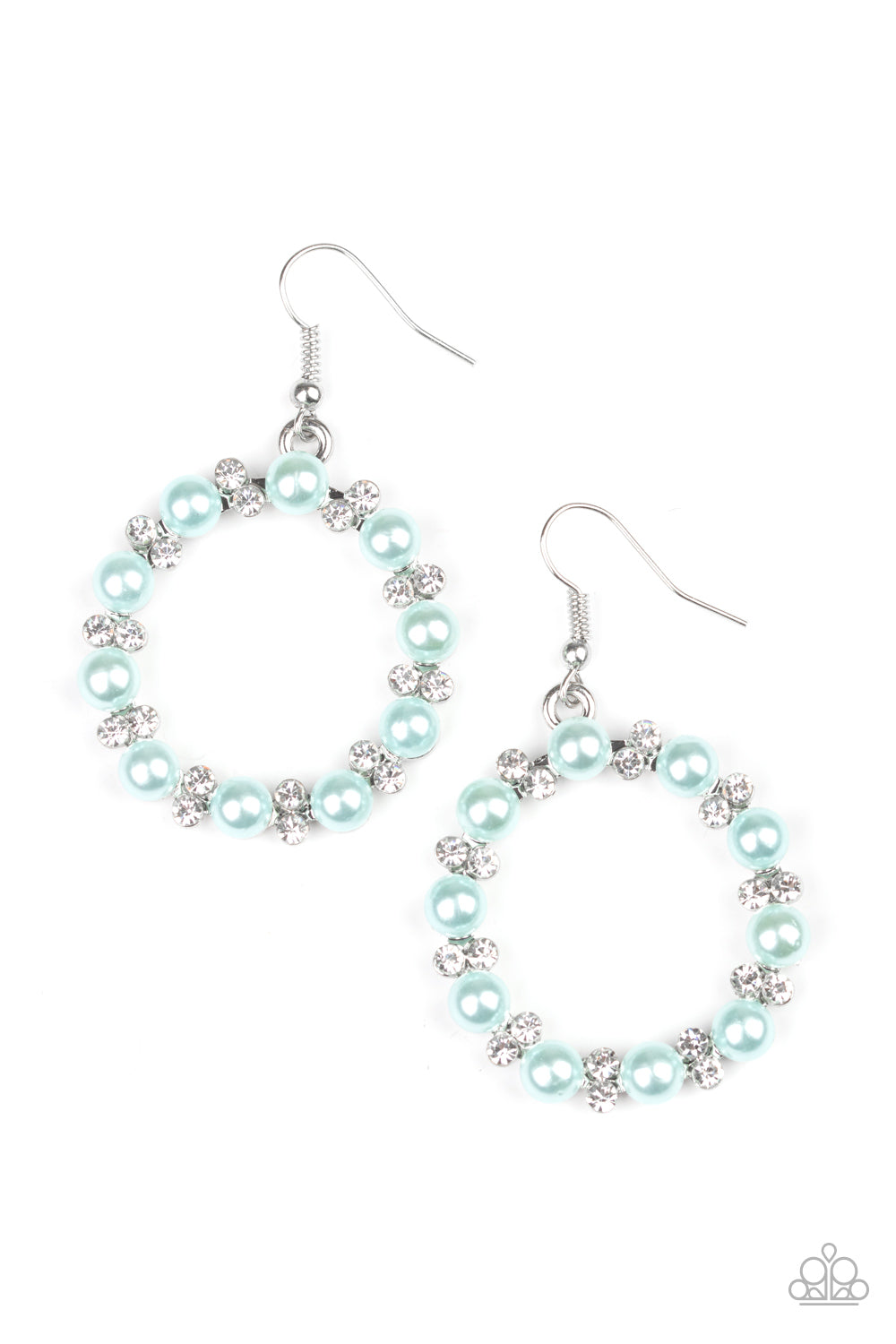 Symphony Sparkle - blue - Paparazzi earrings