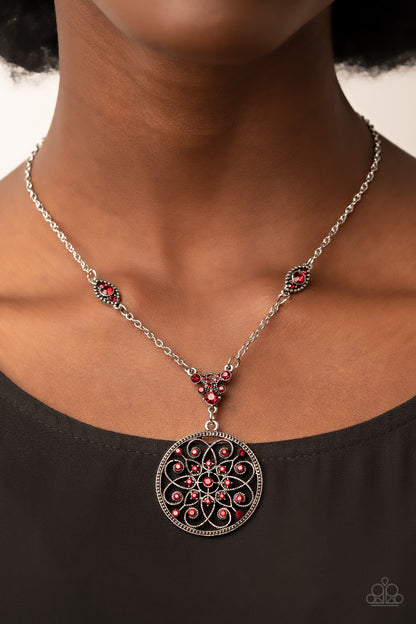 TIMELESS Traveler - red - Paparazzi necklace