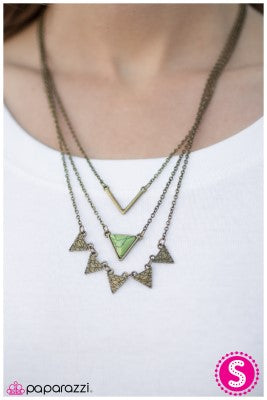 TRI-bal Style - Green - Paparazzi necklace