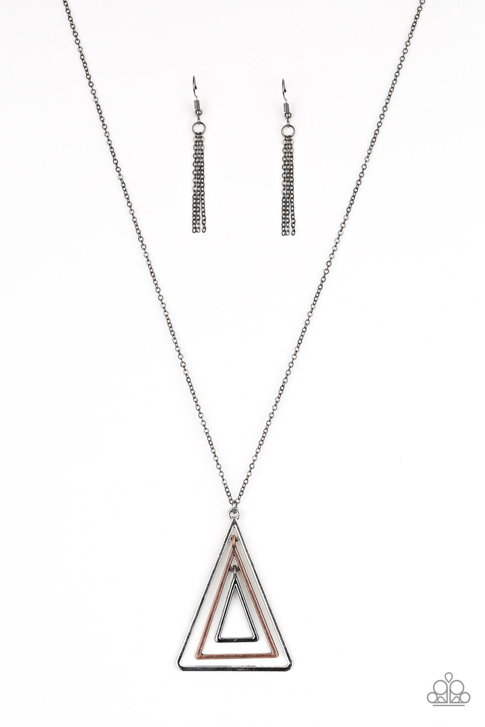 TRI Harder - multi - Paparazzi necklace