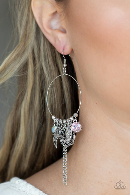 TWEET Dreams - pink - Paparazzi earrings