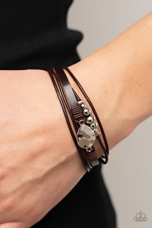 Tahoe Tourist - brown - Paparazzi bracelet