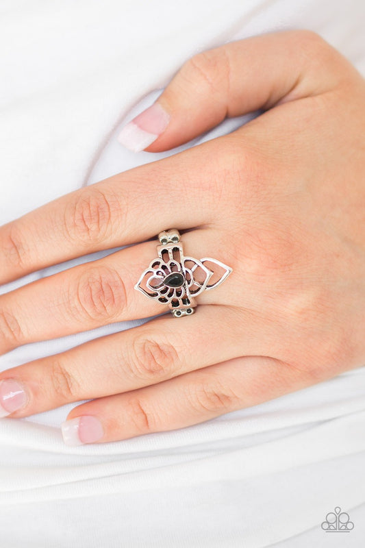 Taj Mahalo-black-Paparazzi ring