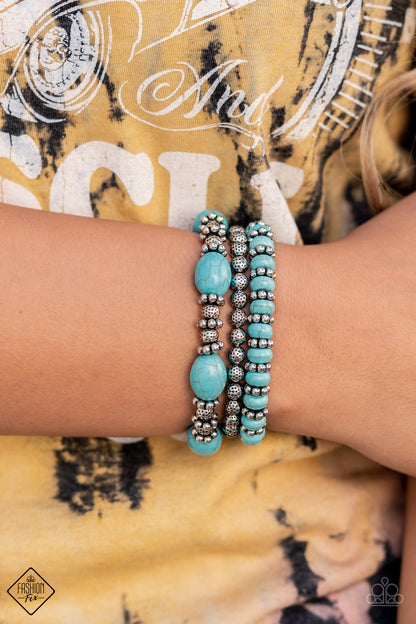 Take By SANDSTORM - blue - Paparazzi bracelet