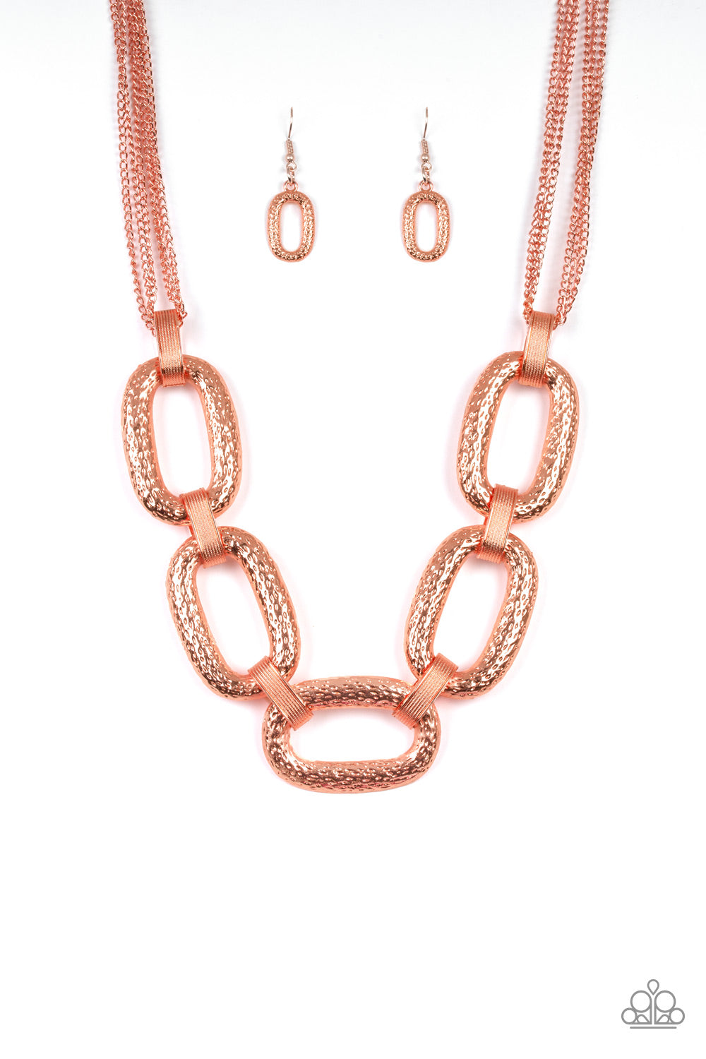 Take Charge - copper - Paparazzi necklace