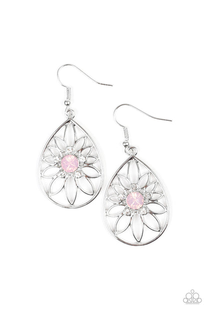 Take it Glow - pink - Paparazzi earrings