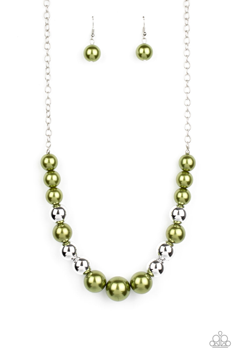 Take Note - green - Paparazzi necklace