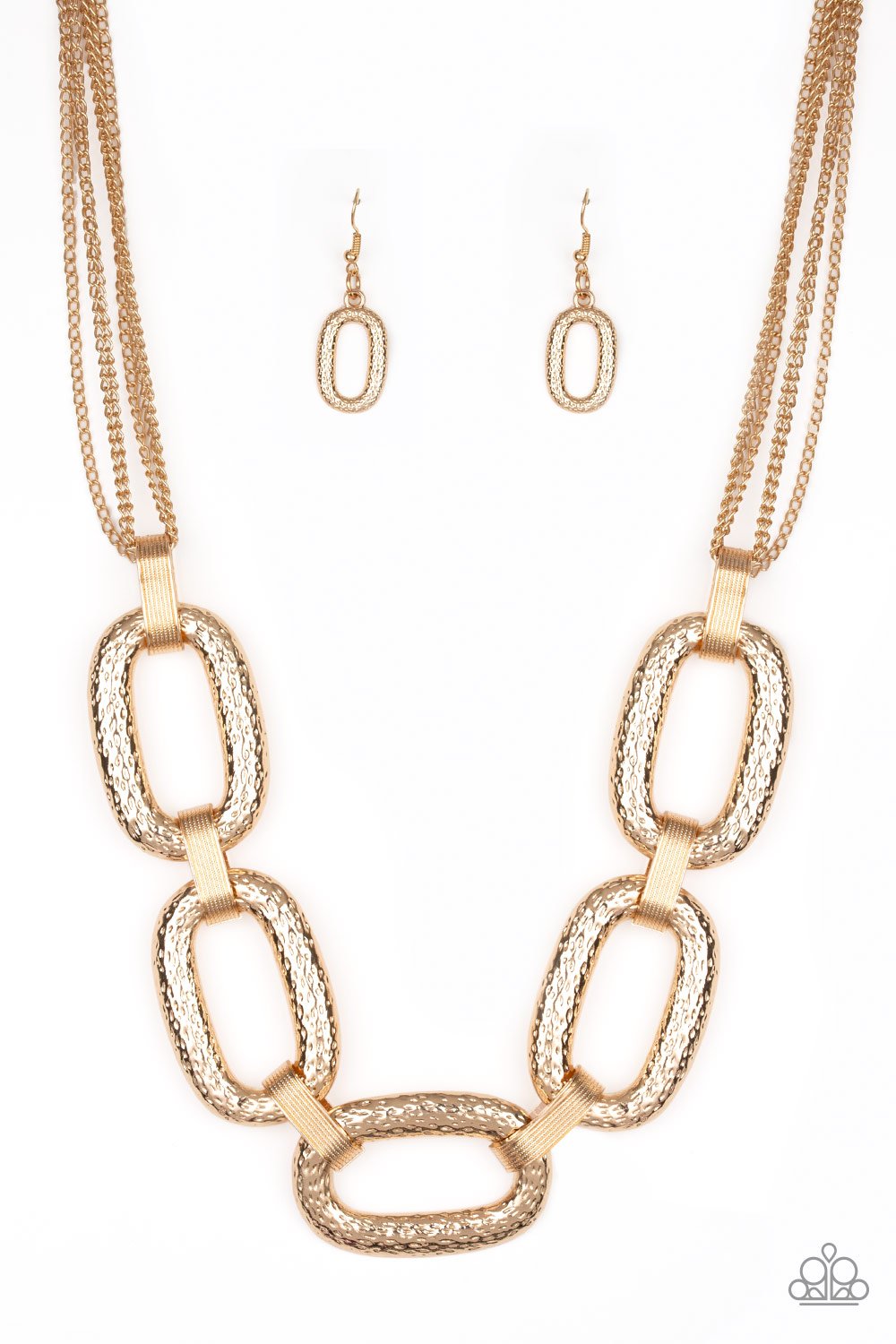 Take Charge-gold-Paparazzi necklace