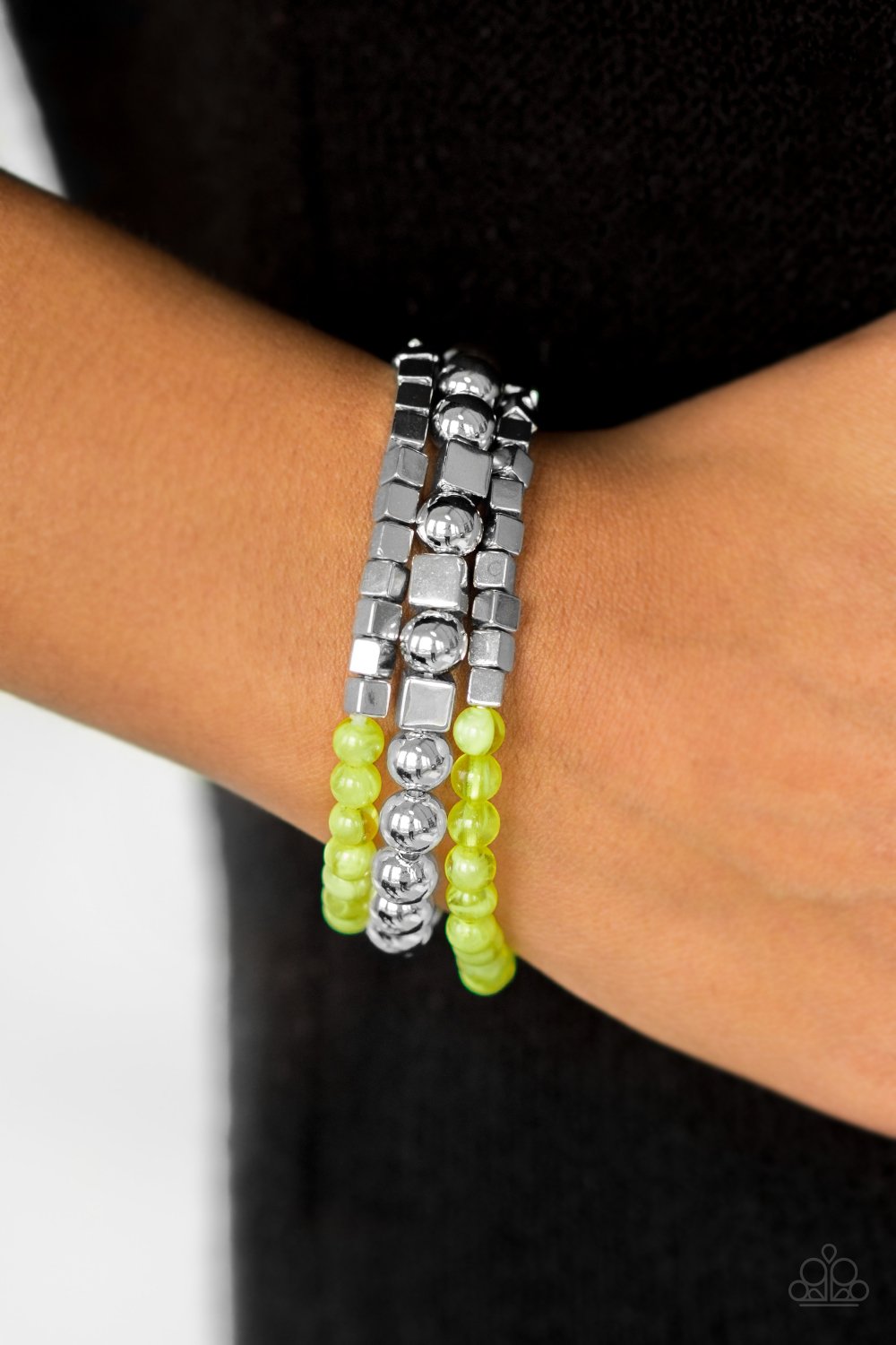 Take Shape - green - Paparazzi bracelet