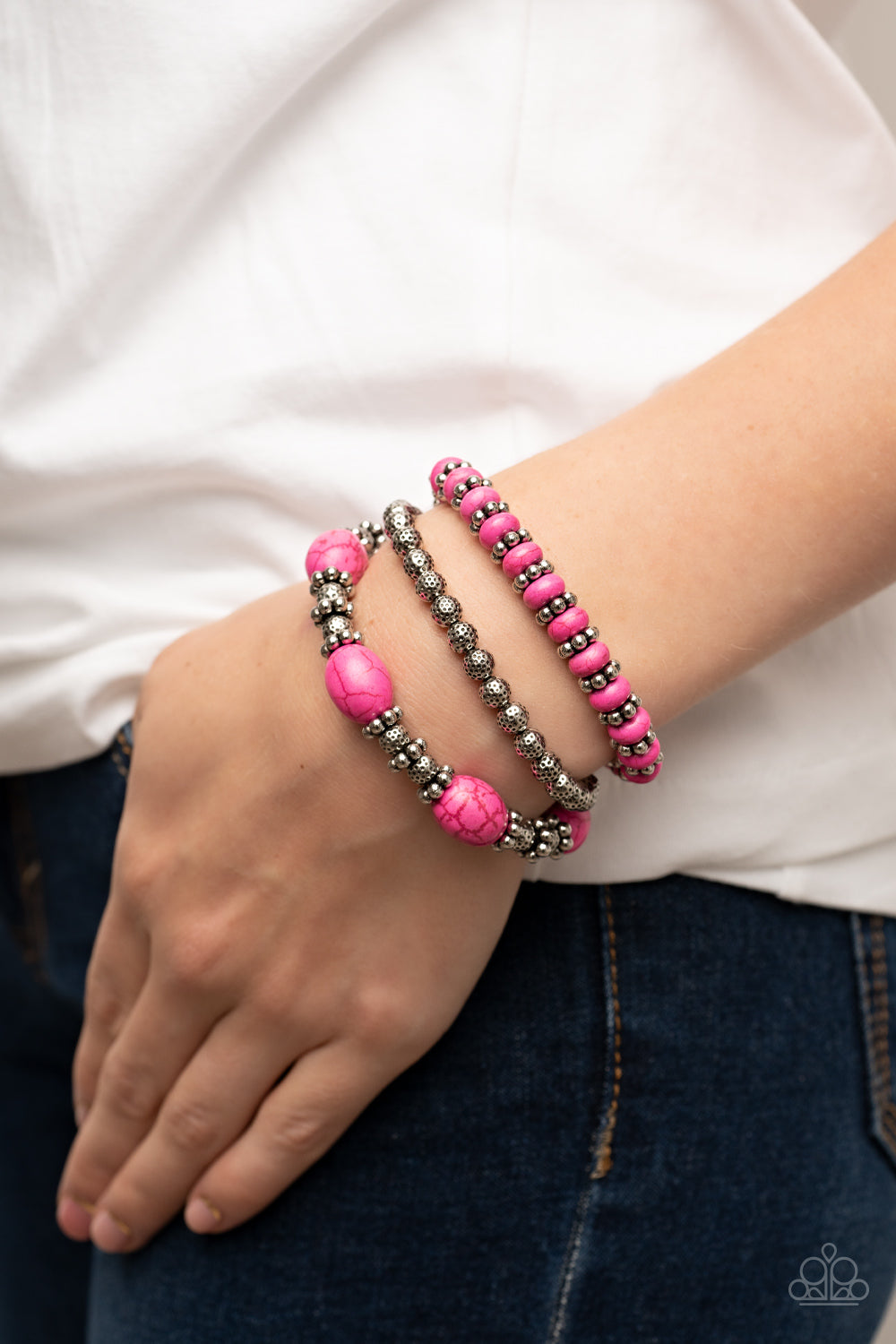 Take by SANDSTORM - pink - Paparazzi bracelet