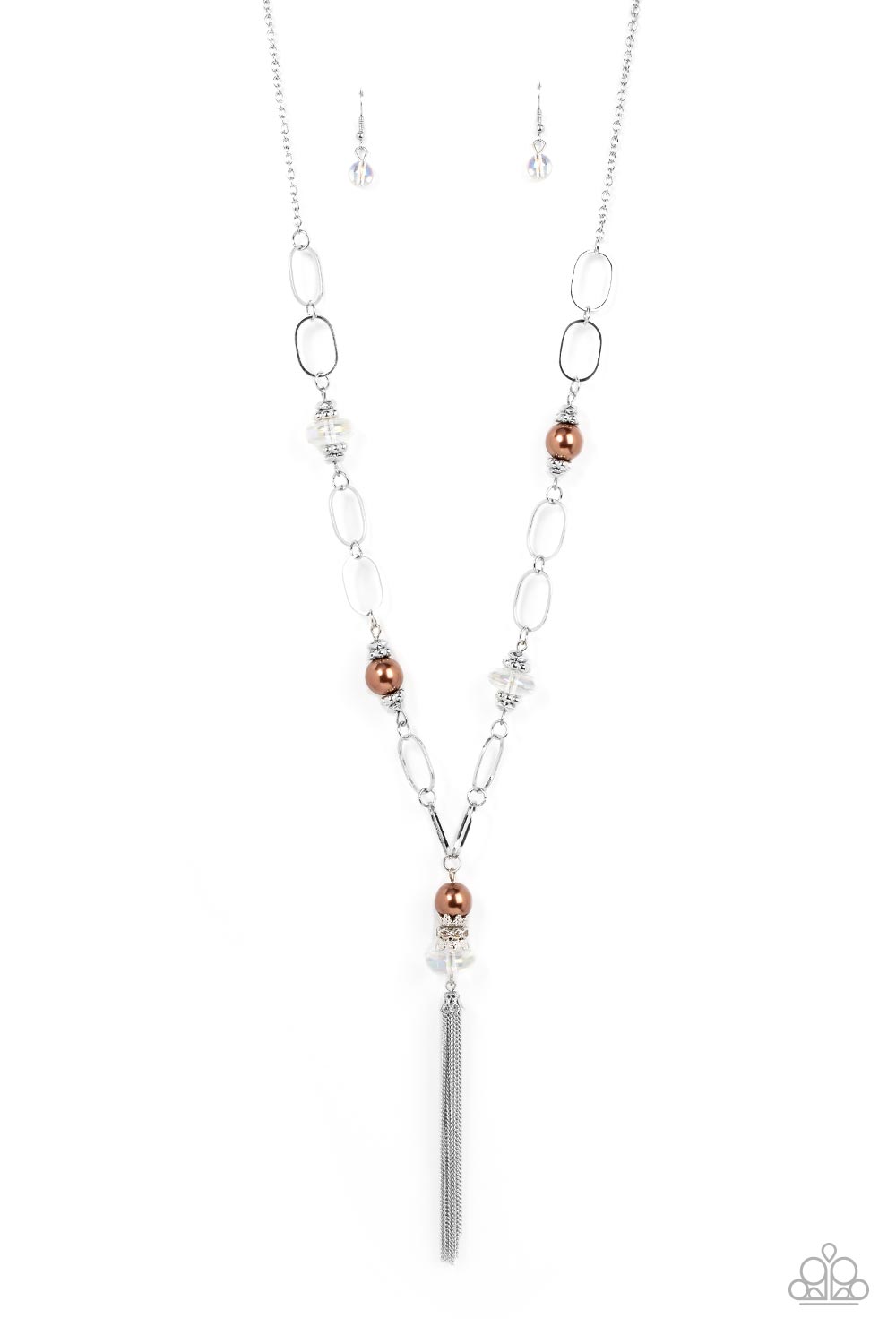 Taken with Tassels - brown - Paparazzi necklace