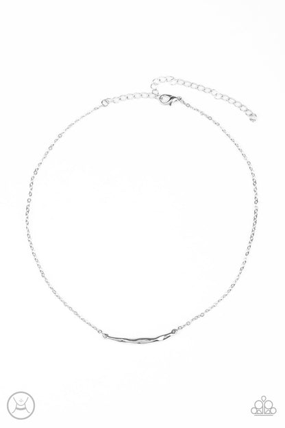 Taking It Easy - silver - Paparazzi necklace