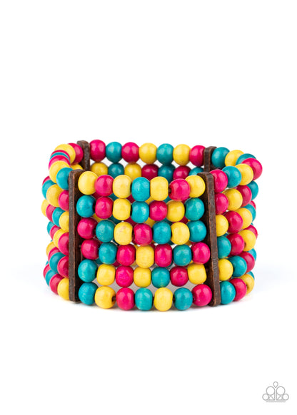 Tanning in Tanzania - multi - Paparazzi bracelet