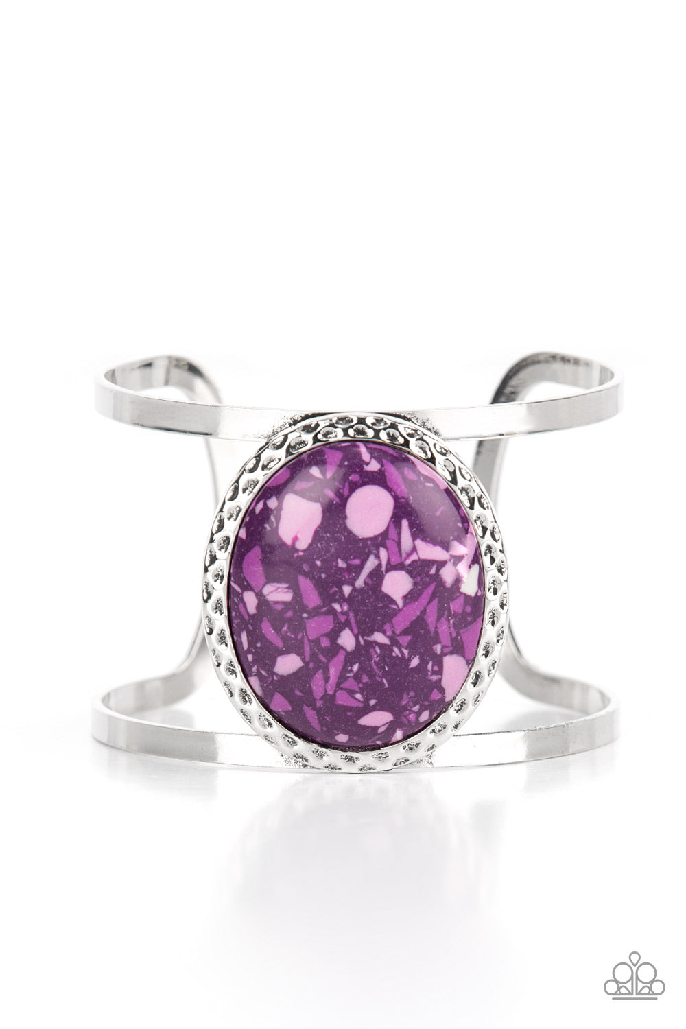 Tantalizingly Terrazzo - purple - Paparazzi bracelet