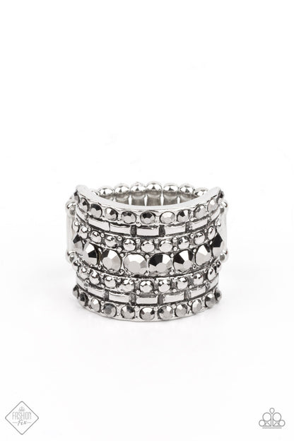 Target Locked - silver - Paparazzi ring – JewelryBlingThing