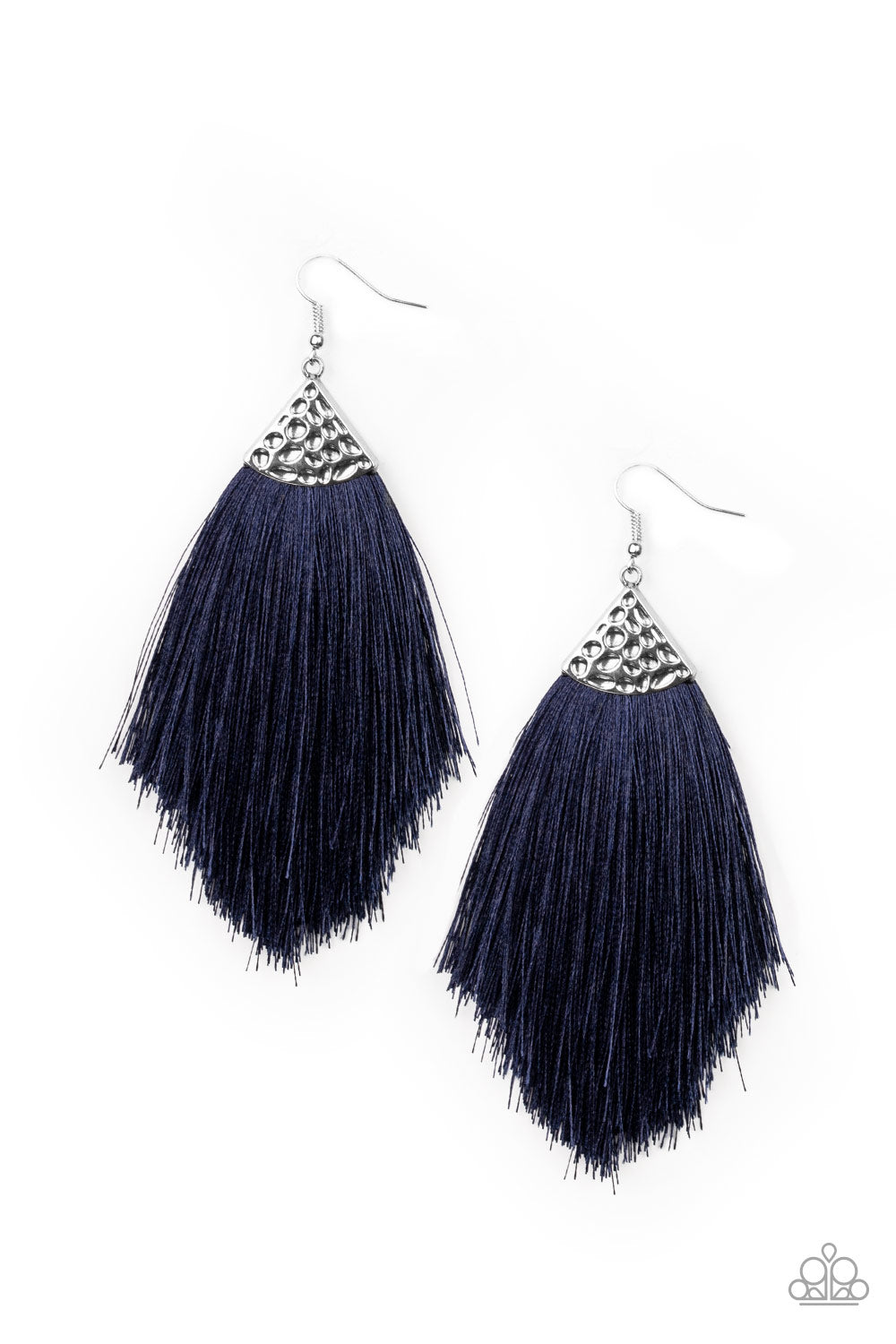Tassel Tempo - blue - Paparazzi earrings
