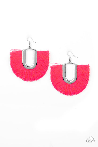 Tassel Tropicana - pink - Paparazzi earrings