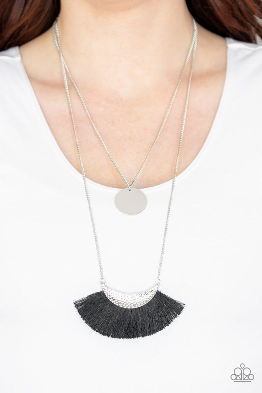 Tassle Temptation - black - Paparazzi necklace