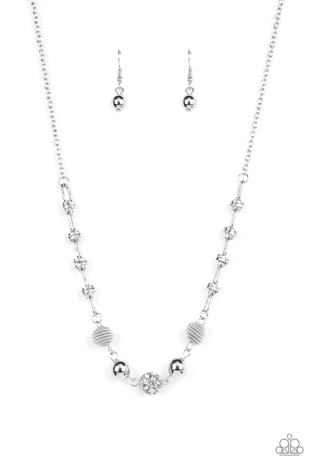 Taunting Twinkle - white - Paparazzi necklace