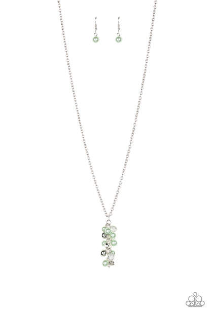 Teardrop Serenity - green - Paparazzi necklace