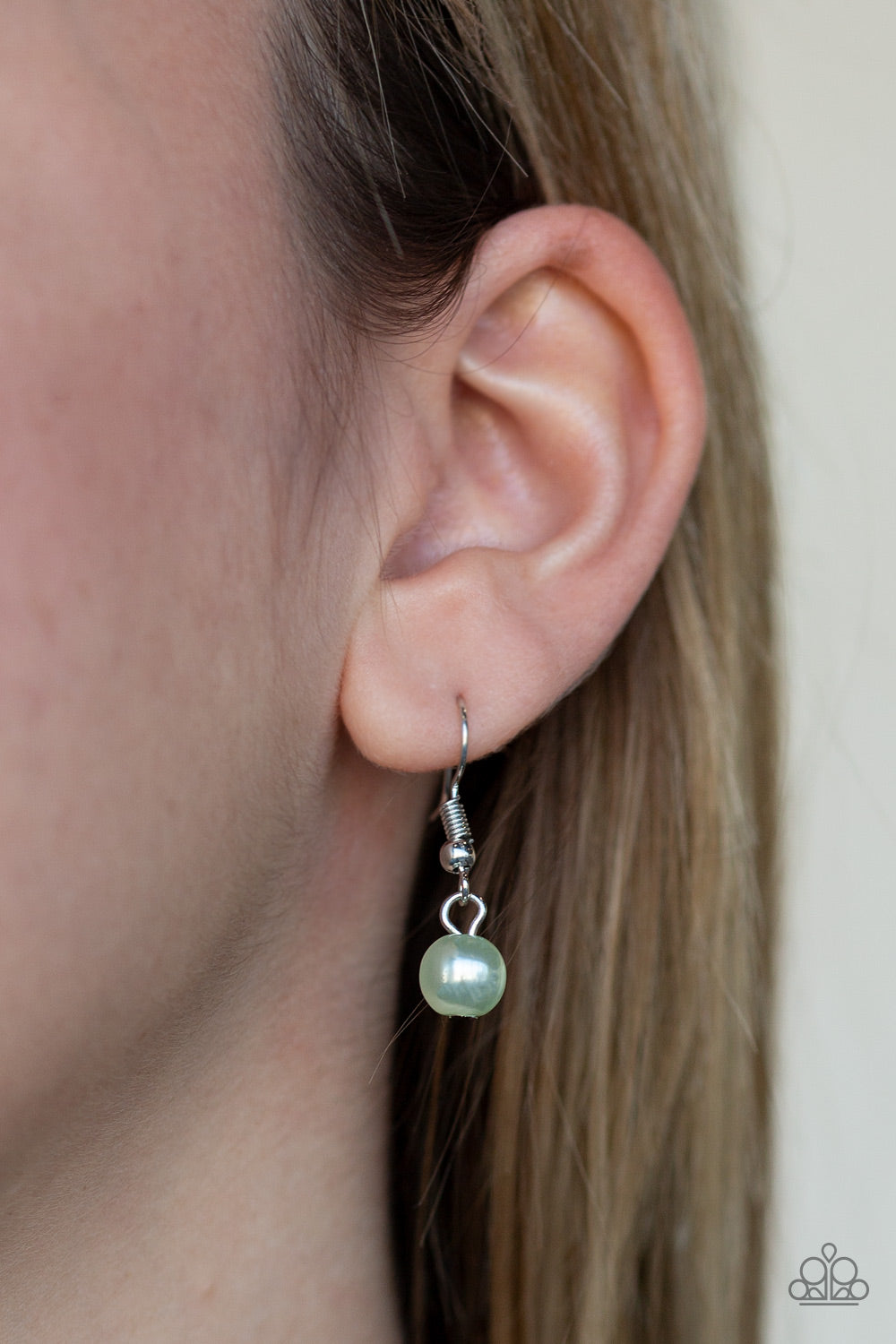 Teardrop Serenity - green - Paparazzi necklace