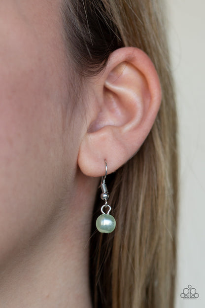 Teardrop Serenity - green - Paparazzi necklace