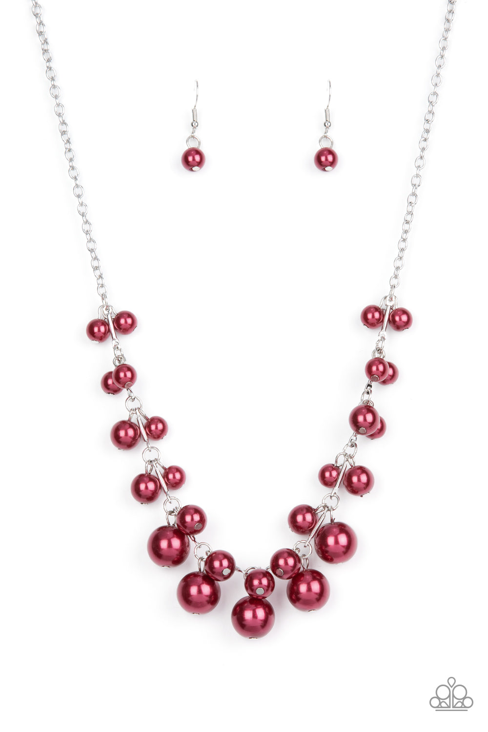 Tearoom Gossip - red - Paparazzi necklace