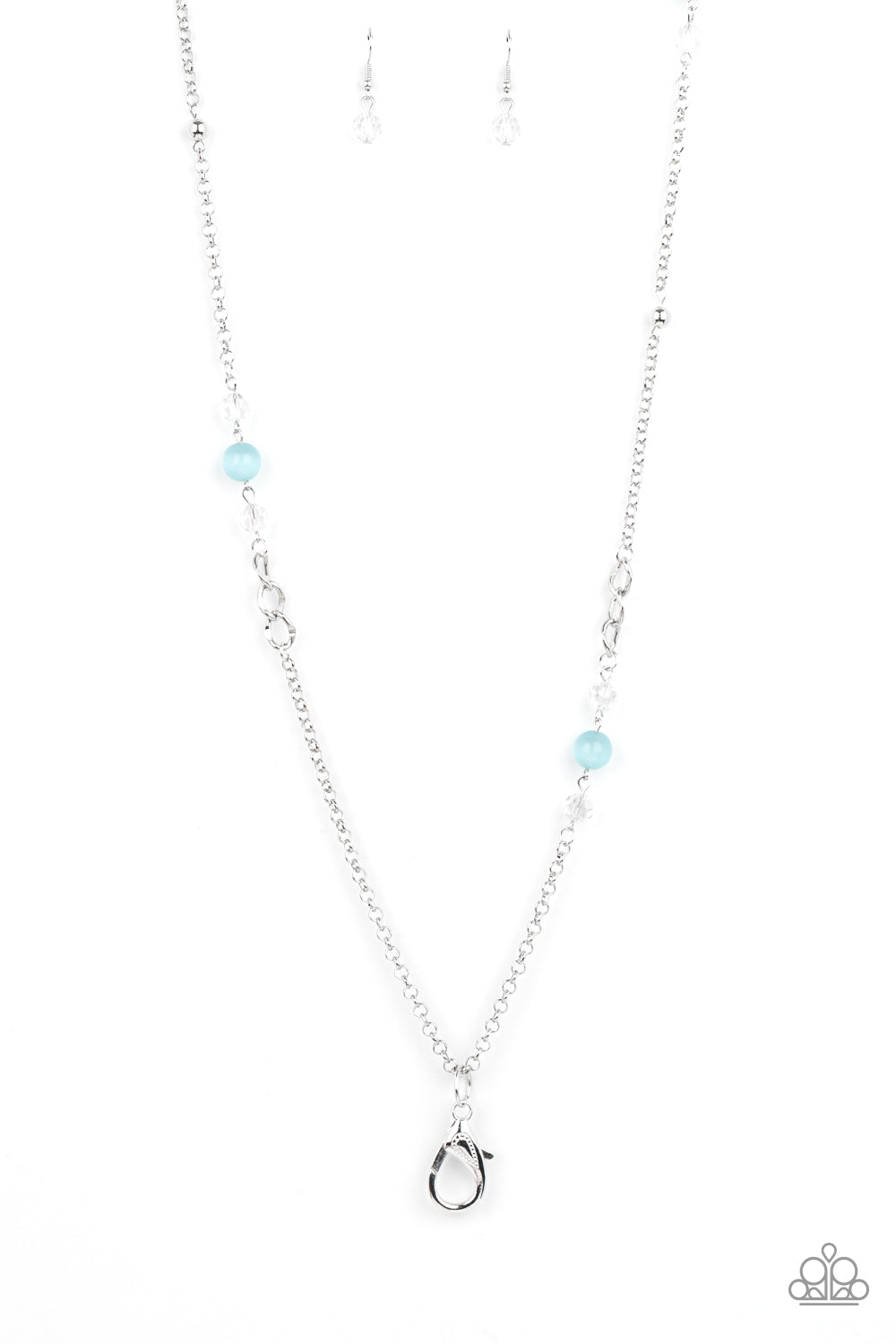 Teasingly Trendy - blue - Paparazzi LANYARD necklace