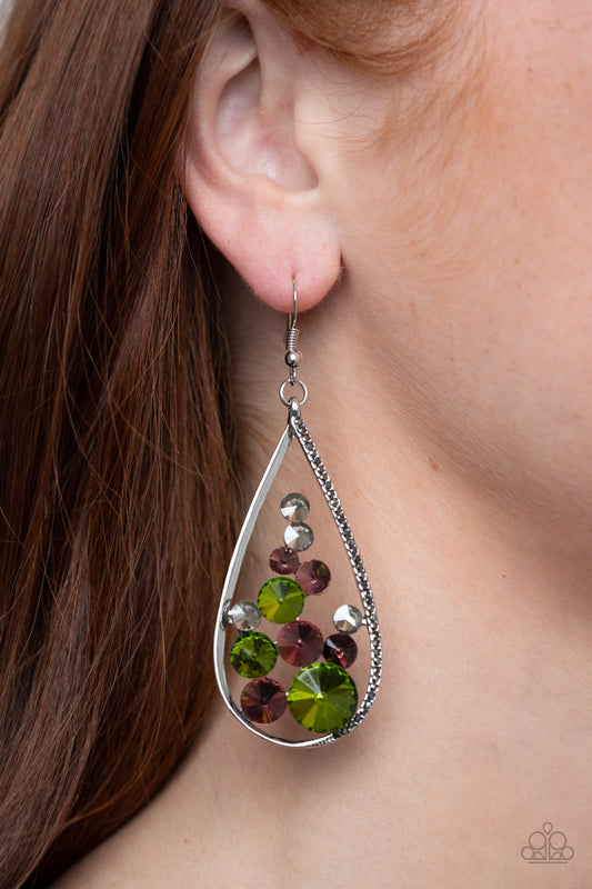 Tempest Twinkle - multi - Paparazzi earrings
