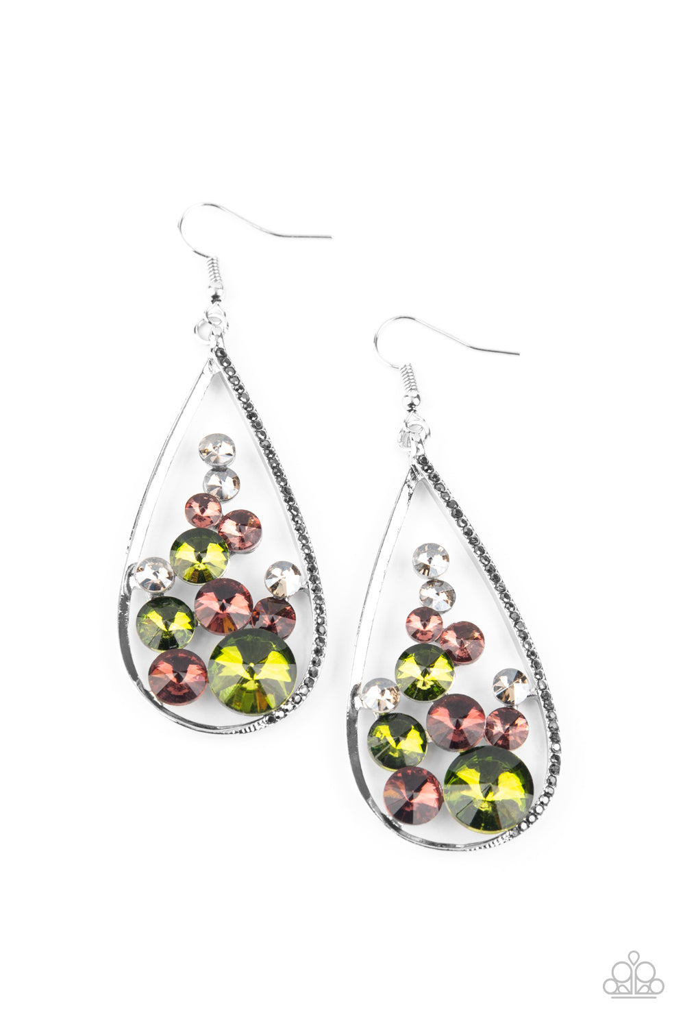Tempest Twinkle - multi - Paparazzi earrings