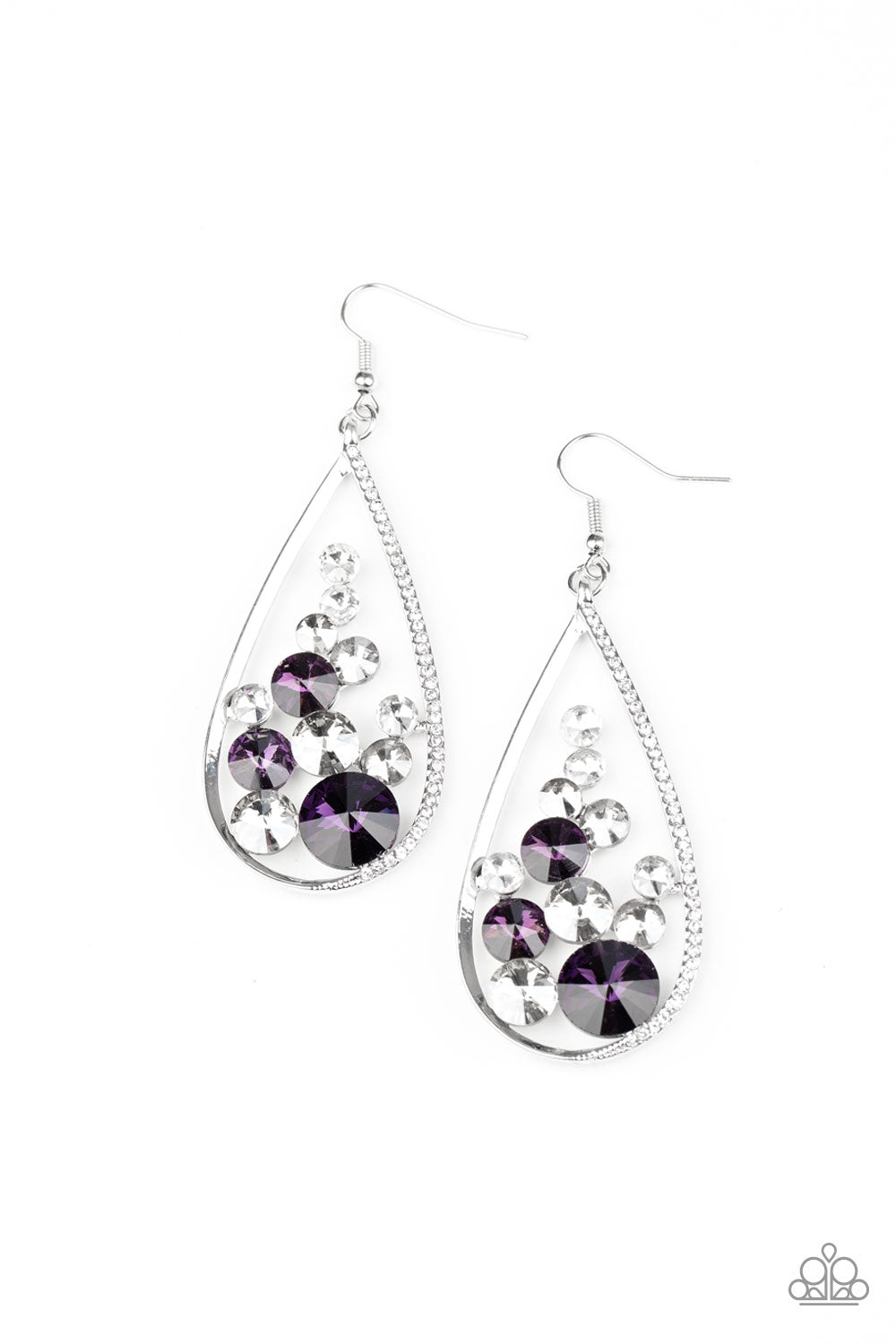 Tempest Twinkle - purple - Paparazzi earrings
