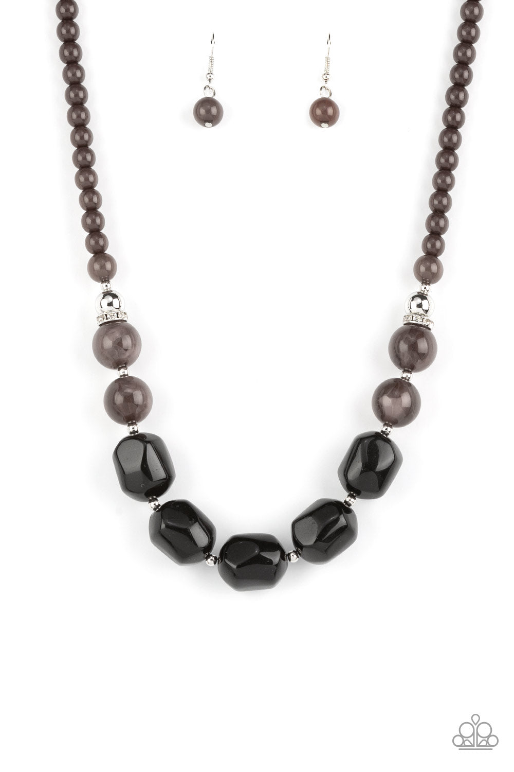 Ten Out of TENACIOUS - black - Paparazzi necklace