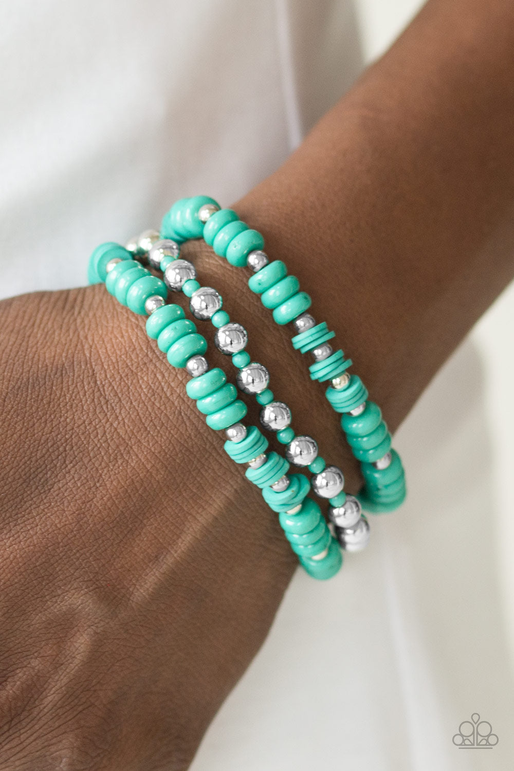 Tenaciously Tenacious - green - Paparazzi bracelet