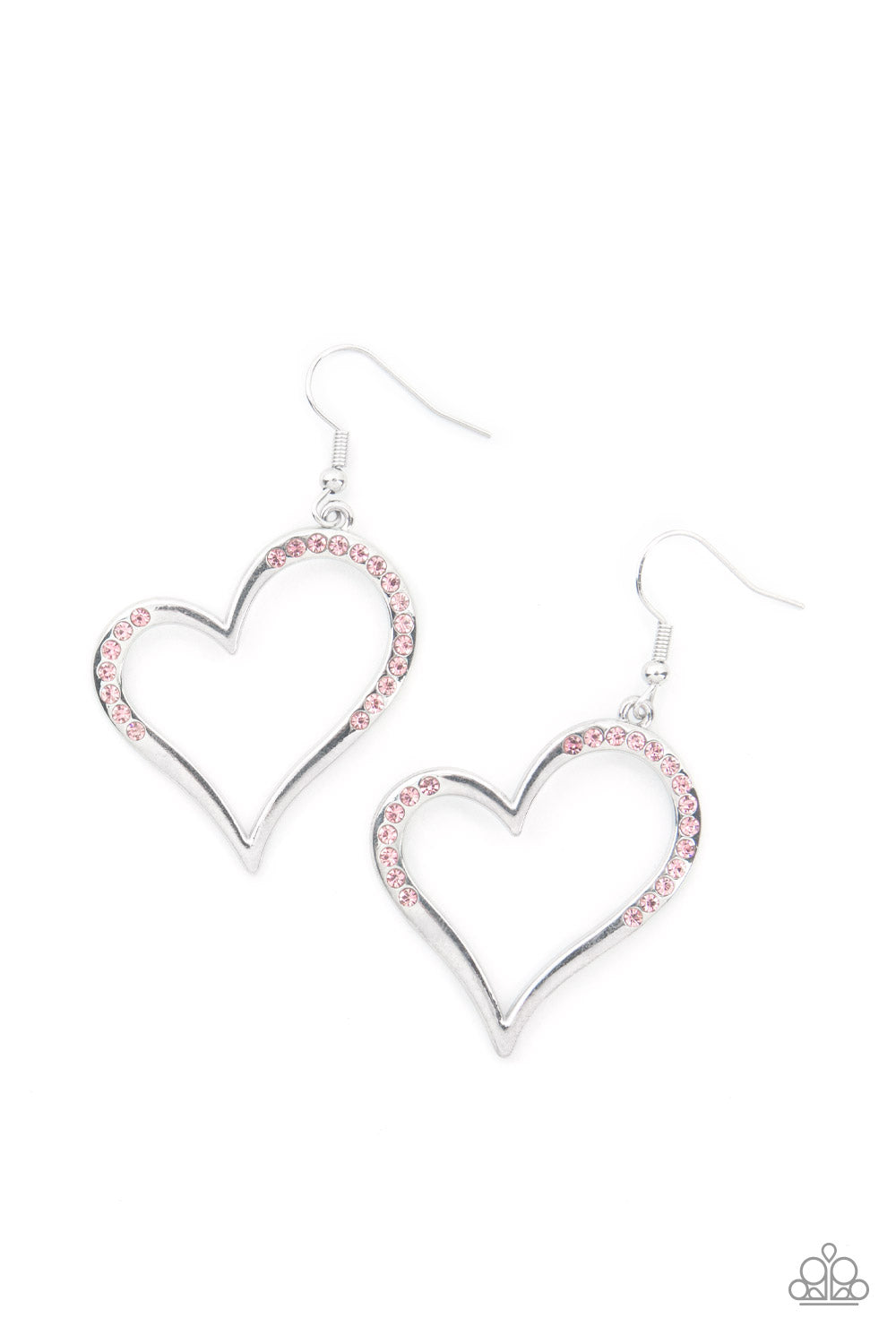 Tenderhearted Twinkle - pink - Paparazzi earrings
