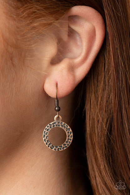 Terra Adventure - copper - Paparazzi necklace