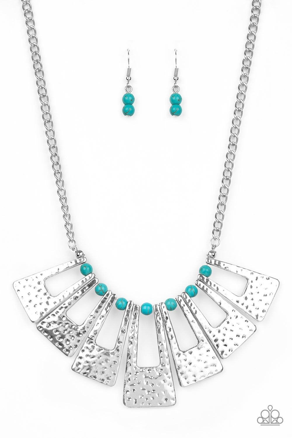 Terra Takeover - blue - Paparazzi necklace