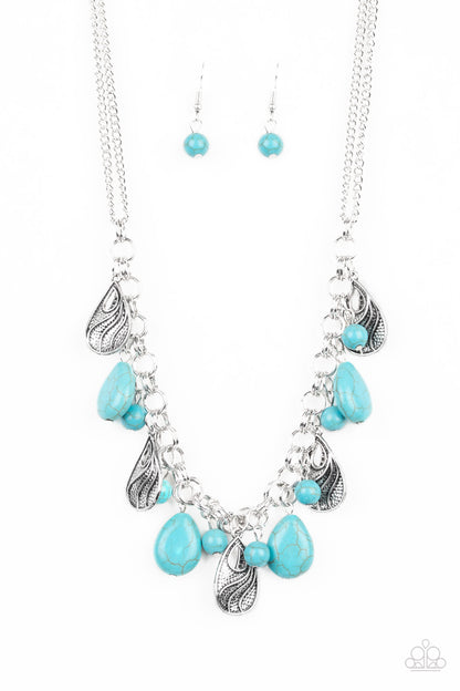 Terra Tranquility - blue - Paparazzi necklace