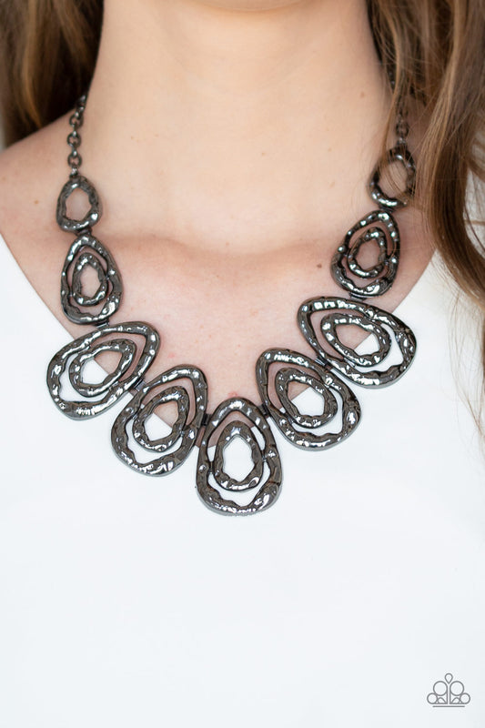 Terra Couture - black - Paparazzi necklace