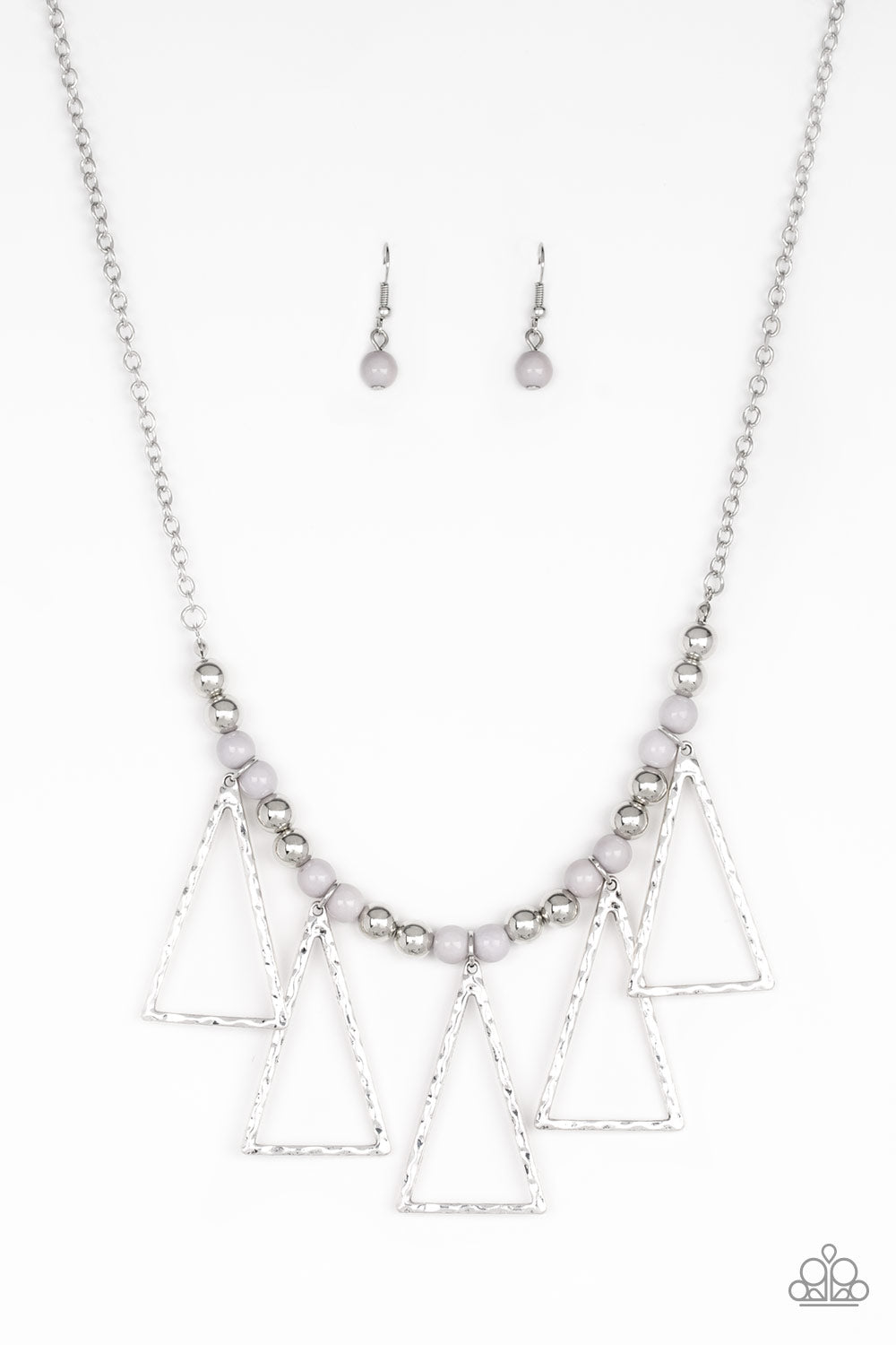 Terra Nouveau - silver - Paparazzi necklace