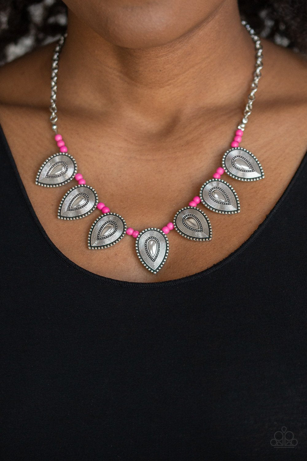 Terra Trailblazer-pink-Paparazzi necklace
