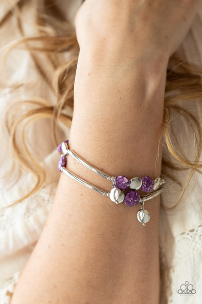 Terrazzo Territory - purple - Paparazzi bracelet