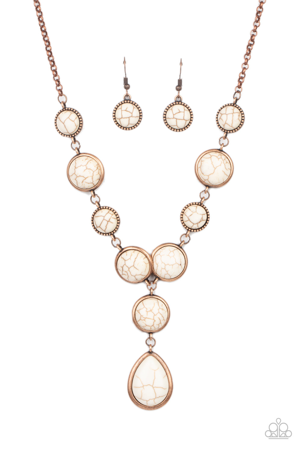 Terrestrial Trailblazer - copper - Paparazzi necklace
