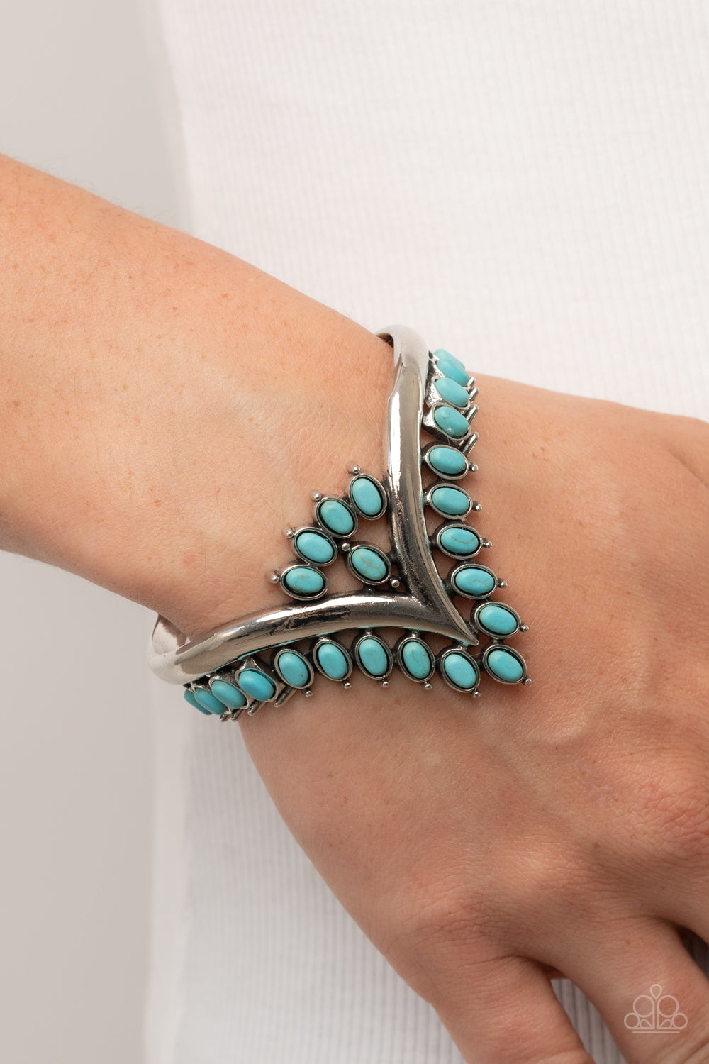 Teton Tiara - blue - Paparazzi bracelet