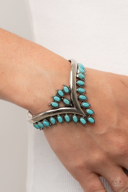 Teton Tiara - blue - Paparazzi bracelet
